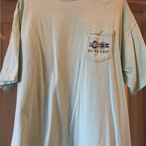 BURLEBO Men's Mint Green Short Sleeve Tee